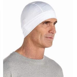 Coolibar UPF 50+ Hubbard UV Skull Cap White